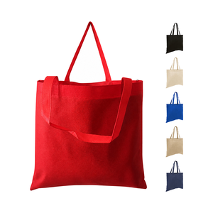 Sac fourre-tout promotionnel non tissé économique à fond plat avec bandoulière, personnalisable avec logo, vente en gros pour événements et cadeaux promotionnels - Product Image 1