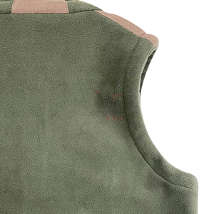 Gilet en polaire vert olive de haute qualité, veste sans manches décontractée pour l'automne, unisexe, pour l'extérieur - Product Image 6