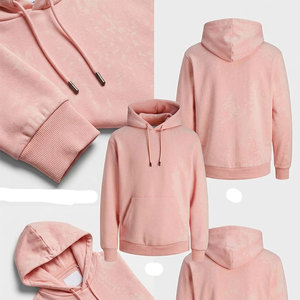Sudadera con Capucha para Hombre, Corte Holgado, Felpa Rosa Vintage, Algodón de Alta Calidad, 400gsm, Venta al Por Mayor - Product Image 4