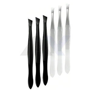 Juego de pinzas multifuncionales para pestañas, 6 uds., pinzas para cejas de acero inoxidable, herramientas para quitar el vello, acero inoxidable - Product Image 1
