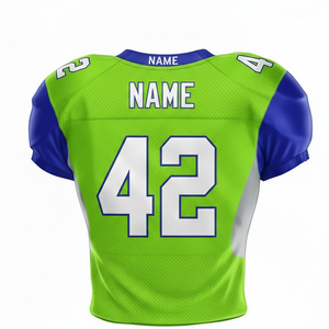 Uniforme de Fútbol Americano Personalizado de Alta Calidad 2026 |   Camiseta Deportiva de Manga Corta para Hombre, Color Personalizado |   Fábrica OEM - Product Image 4