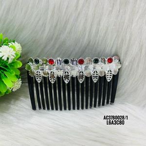 Peigne à cheveux léger en alliage de zinc plaqué or et argent, bijou de mode de haute qualité - Product Image 2