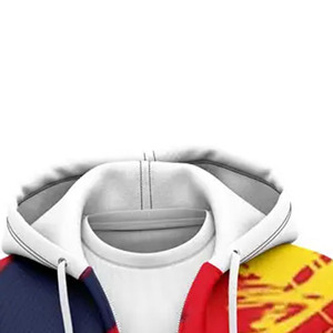 Mens Stylish Zipper Hoodies Luxury Fleece Full Zip Sweatshirt Premium Urban Apparel OEM Factory Direct Production - Product Image 3