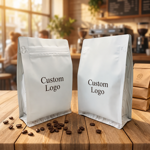   ถุงกาแฟย่อยสลายได้แบบด้าน พรีเมียม ทริลาไมเนต ป้องกันความชื้นและกลิ่น พร้อมวาล์วและหน้าต่าง โรงงานผลิตโดยตรง MOQ ต่ำ รับผลิตแบบ OEM ODM - Product Image 2