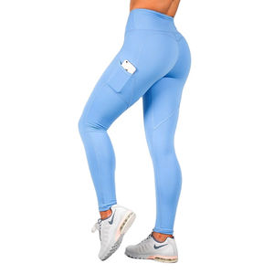 Leggings de compression taille haute respirants pour femmes, leggings de yoga, vêtements de sport pour la gym, logo personnalisé, style décontracté, leggings de yoga pour femmes - Product Image 3