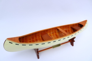 GIA NHIEN CO.LTD Vietnam PETERBOROUGH CANOE HONEY STAINED YELLOW Décoration d'intérieur rectangulaire, motif classique nature morte bateaux de pêche - Product Image 3