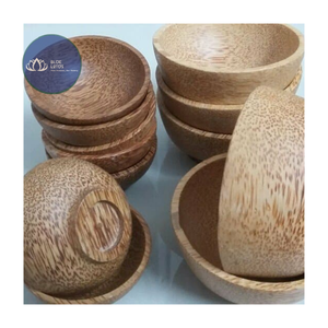 Bol en bois écologique de haute qualité, vaisselle en bois naturel durable pour la cuisine et la salle à manger - Product Image 1