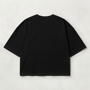 T-shirt surdimensionné en chenille brodé, design personnalisé, tee-shirt en coton unisexe, vêtements de mode streetwear - Product Image 4