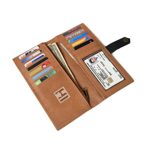 Trending Western Fashion Women's Genuine Cowhide Leather Flap Open Magnet <b>Wallet</b> Customizable Logo Trifold <b>RFID</b> <b>Card</b> Holders - Product Image 5