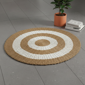 Handmade and Durable Water Hyacinth Rug for Living Rooms and Bedrooms Seagrass Straw Kitchen Mats Made in Vietnam - Product Image 3