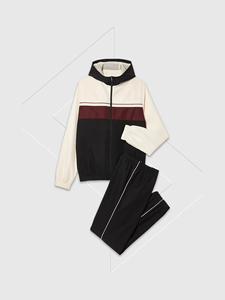 Unisex Pure Cotton Winter Sportswear Set with Half Zip Sweatshirt, Modern 2 Piece Running Fitness <b>Tracksuit</b> - Product Image 5