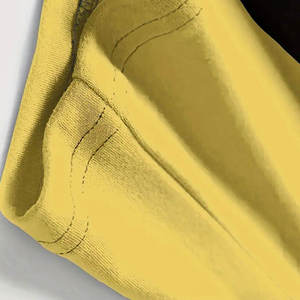 Camiseta sin mangas de punto con cuello redondo para hombre, con bloques de color negro y amarillo, transpirable, para uso casual. - Product Image 5