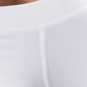 Camiseta Deportiva Blanca sin Costuras para Mujer, Manga Larga, Compresión, para Gimnasio, Fitness, Yoga, Entrenamiento, Ropa Deportiva Elástica - Product Image 6