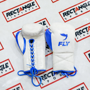 Gants de boxe professionnels sur mesure de haute qualité, en cuir véritable, pour Muay Thai, Kickboxing, avec lacets, pour entraînement en extérieur - Product Image 1