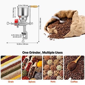 Molinillo de Café Manual High Hopper para Granos, Especias, Café en Grano y Nueces - Product Image 3