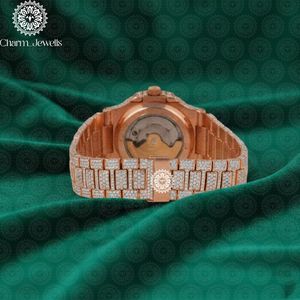 Reloj de Cuarzo Analógico de Lujo Charm_Jewells, con Bisel de Diamantes en Oro Amarillo, para Mujer, 30 mm - Product Image 3