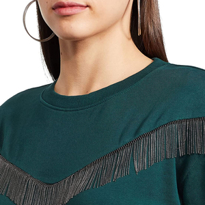 Sweat-shirts pour femmes de haute qualité, faciles à assortir, prix de gros, couleur personnalisable, sweat-shirt en coton respirant pour femmes en vente - Product Image 5