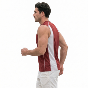 Camiseta sin mangas de malla ligera para hombre, chaleco de algodón de alta calidad para hombre, camiseta sin mangas para entrenamiento. - Product Image 3