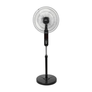 Ventilador de Pie Eléctrico de 16 Pulgadas, el Más Eficaz, Listo para Enviar, Oscilante, de Pedestal, 47 Vatios, para Uso en Exteriores y Hoteles, con Temporizador y 3 Velocidades - Product Image 1