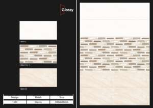 กระเบื้องพอร์ซเลนเคลือบเงาหรูหรา ขนาด 300x600 มม. (30x60 นิ้ว) วัสดุปูพื้นสไตล์ร่วมสมัย สำหรับตกแต่งบ้านและอาคารพาณิชย์อย่างมีระดับ - Product Image 4