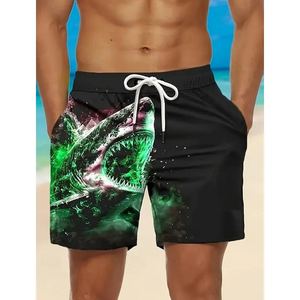 Divertidos Shorts de Playa con Estampado de Pollo Kung Fu, Moda de Verano para Hombres y Niños, Shorts de Baño Casuales con Estampado 3D de Animales, Talla Grande - Product Image 5