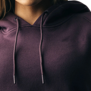 Hot Sale High Quality Customized Zip-Up <b>Crop</b> <b>Top</b> <b>Hoodie</b> for Women Winter Woven Fabric Logo Printed Front Wholesale - Product Image 2