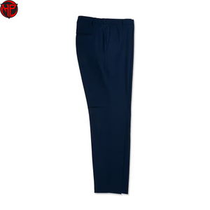Pantalones Chinos Rectos Azul Marino para Hombre, Cintura Media, Cierre de Botones, Ligeros, Transpirables, Casuales, para Golf, Ropa de Verano - Product Image 3