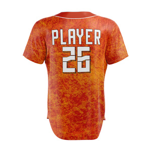 Camiseta de Béisbol para Mujer, Personalizada para Equipos, Ropa Deportiva para Torneos, Entrenamientos y Juegos con Tela de Impresión por Sublimación - Product Image 5