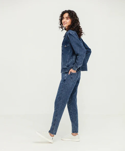 Nueva Chaqueta Vaquera Personalizada OEM de Primera Calidad para Mujer, Chaqueta Vaquera Corta de Manga Larga para Mujer, Chaquetas Vaqueras para Mujer - Product Image 5