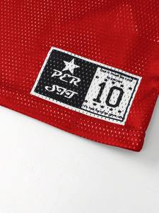 Camiseta de Fútbol Americano para Hombre, Roja Sólida, 240gsm, Malla, Cuello en V, Ropa Deportiva de Equipo, Número Personalizado, Sublimación, Suministro al por Mayor OEM - Product Image 6