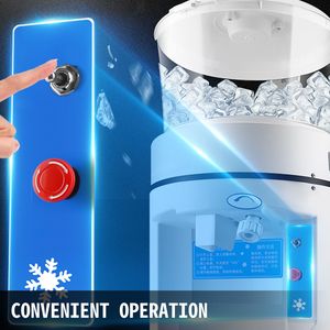 Tritaghiaccio Commerciale da 350W per Uso Alberghiero, Tramoggia da 8 kg, Velocità di Rotazione 320 RPM, Macchina Elettrica da Tavolo per Coni di Neve - Product Image 4