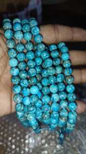 Premium 10mm round <b>stone</b> beads with natural beauty smooth finish and versatile use for jewelry making projects - Product Image 3
