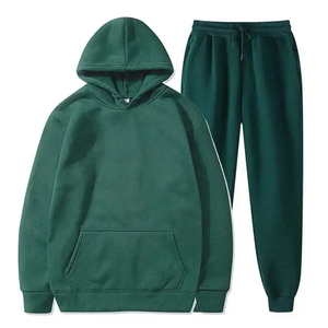 Men Unisex Slim Fit Cotton Fleece Tracksuit with Custom Logo Unisex Hoodies for Gym <b>Jogging</b> <b>Maternity</b> Features for Spring - Product Image 3