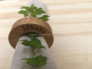Servilleteros de madera ecológicos terminados a mano para experiencias gastronómicas con clase Decoradores de fiestas y amantes del estilo de vida natural - Product Image 4