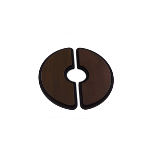 Modern Aluminium Wood Curved <b>Door</b> Handle Set Silk Black Dark Wooden Cabinet Pulls Pair <b>Glass</b> <b>Door</b> Hardware 200mm 300mm - Product Image 3
