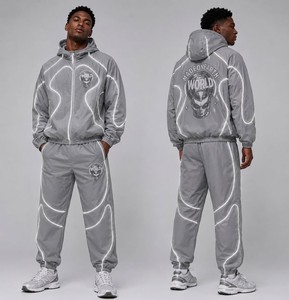 Ensemble coupe-vent en nylon multicolore 2026 élégant avec pantalon moderne et assorti – Qualité supérieure, personnalisation de marque disponible - Product Image 6
