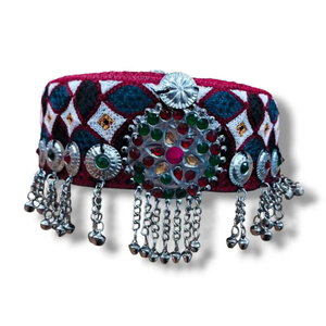 Nuevo Diseño, Gorro Étnico Vintage para Fiestas, Gorro Tribal Informal para Mujer, Gorro Afgano para Adultos, Poliéster/Algodón - Product Image 1