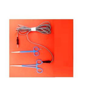 Ciseaux monopôlaire courbés 7,5 mm, forceps artériels courbés 8,5 mm avec câble en silicone de 3 mètres pour utilisation en salle chirurgicale, outils certifiés Classe I CE - Product Image 5
