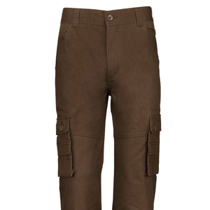 Pantalon cargo droit pour homme, décontracté, utilitaire, en polyester/coton, respirant, infroissable, avec cordon de serrage, style urbain - Product Image 5