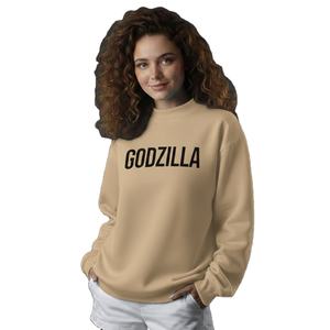 Sudadera con capucha para mujer de alta calidad, tejido grueso de poliéster y algodón, con logo personalizado, cuello simulado, estilo oversized. - Product Image 1