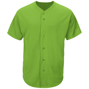 Maillot de baseball personnalisé brodé avec impression numérique par sublimation, en polyester mesh, pour adulte, ensemble uniforme réversible, séchage rapide - Product Image 2