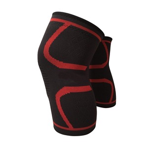 Genouillère tricotée respirante à compression, manchon de soutien et de protection toutes saisons, fermeture à enfiler - Product Image 4