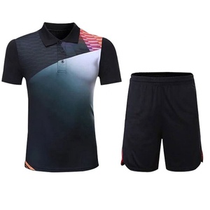 Conjunto de Uniforme de Tenis Transpirable para Hombre, Camiseta y Pantalones Cortos de Secado Rápido, Ropa Deportiva para Entrenamiento Profesional y Fitness - Product Image 2