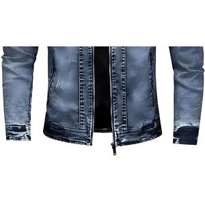 เสื้อแจ็คเก็ตยีนส์ทรงสลิมฟิตแบบหนา ราคาสุดคุ้ม สำหรับผู้ชาย - Product Image 5