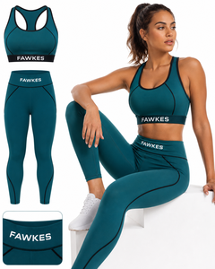 Service OEM, Ensemble de Yoga pour Femmes Grande Taille de Haute Qualité, Marque Privée, Logo Personnalisé, Respirant, Écologique, Ensemble de 2 Pièces pour la Gym et le Fitness - Product Image 3
