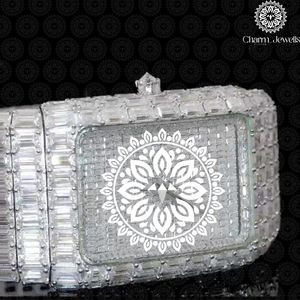 Charm_Jewells - Brazalete de Acero Inoxidable de Lujo para Hombre, Correa de 20 mm, Cierre Oculto con Botón, Movimiento Mecánico, Resistente al Agua 10 Bar - Product Image 3
