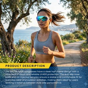 Accessoires de sport de plein air lunettes de soleil à grandes lentilles - Product Image 6