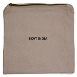 Wholesale Celebrate High Quality Recycled 100% Cotton Canvas Zipper Pouch Custom Printed <b>Makeup</b> Cosmetic Brush <b>Bag</b> 4 Inch Gift - Product Image 2