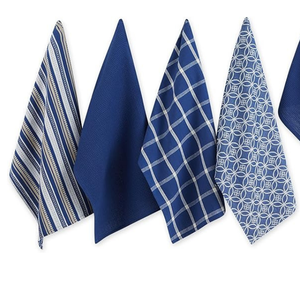 ผ้าเช็ดครัวผ้าฝ้าย ผ้าเช็ดจาน ผ้าเช็ดชา ลายตาราง ทอแบบอัดแน่น เป็นมิตรกับสิ่งแวดล้อม ชุดผ้าเช็ดครัว ผ้าทำความสะอาดแบบใช้ซ้ำได้ - Product Image 4