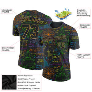 Camisetas Deportivas Personalizadas con Estampado Geométrico, Ropa Deportiva de Secado Rápido, Venta al Por Mayor OEM, Fábrica de Camisetas para Hombre - Product Image 2